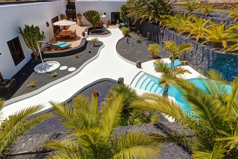 villas lanzarote piscina privada