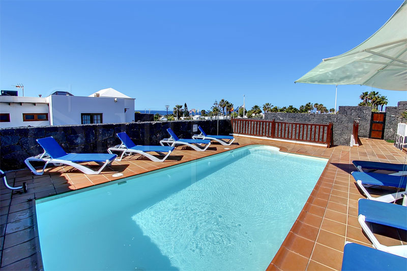 Villa Amina 22 - alquiler villa lanzarote piscina privada