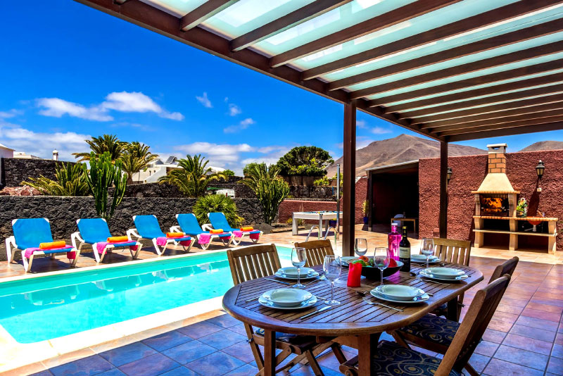 Villa Galas - alquiler de villas en lanzarote con piscina privada