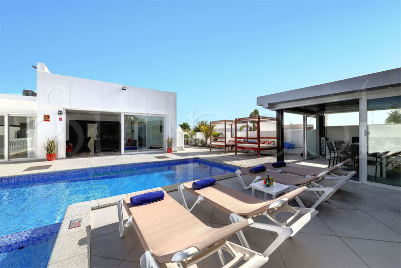 Casa Bissau - alquiler villa lanzarote piscina privada