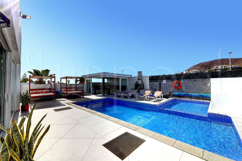 Casa Bissau - villa piscina privada lanzarote