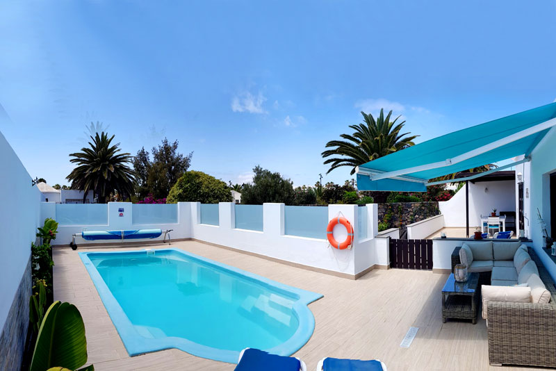 Villa Justina 1 - villas en lanzarote con piscina privada