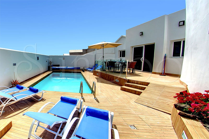Villa La Xana - villas en lanzarote con piscina privada